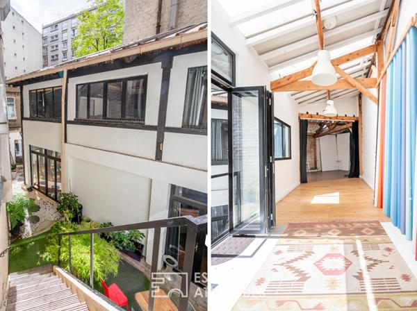 Atelier en duplex à usage mixte dans une ancienne menuiserie