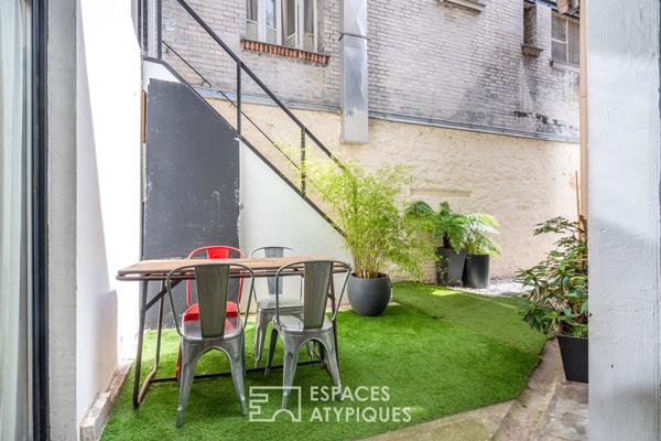 Atelier en duplex à usage mixte dans une ancienne menuiserie
