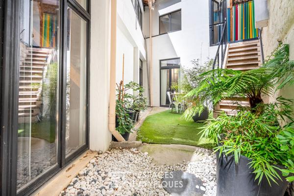 Atelier en duplex à usage mixte dans une ancienne menuiserie