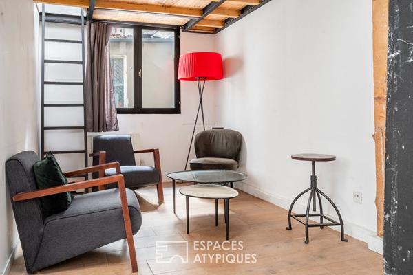 Atelier en duplex à usage mixte dans une ancienne menuiserie