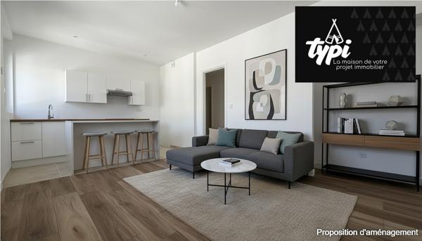 Appartement 2 pièces de 40 m² à Lorient