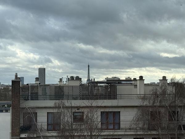 Appartement Bécon-les Bruyères (Courbevoie) 3 pièces 75,87 m2 - Balcon (vue tour Eiffel) / Parking
