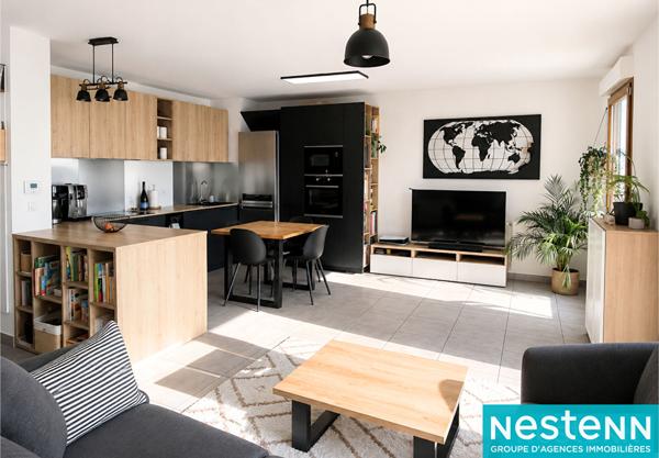 Appartement de type 3 de 65m2 avec terrasse et garage fermé situé sur le secteur de Carré de Soie