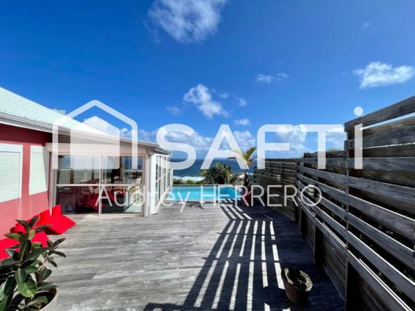 Magnifique Villa d'architecte vue mer  avec piscine et son T2 - Sainte-Marguerite - Le Moule