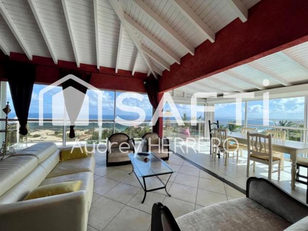 Magnifique Villa d'architecte vue mer  avec piscine et son T2 - Sainte-Marguerite - Le Moule