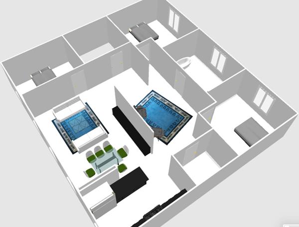 Quartier Préfecture, T5 neuf, 3 chambres