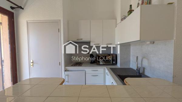 Vue Mer, Balcon, terrasse T2 de charme à Ste Maxime