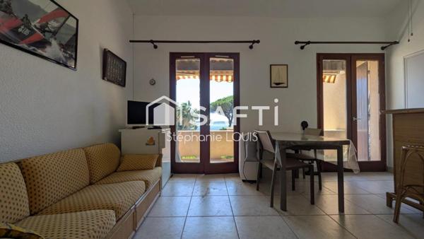 Vue Mer, Balcon, terrasse T2 de charme à Ste Maxime