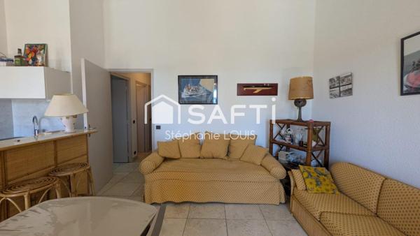 Vue Mer, Balcon, terrasse T2 de charme à Ste Maxime