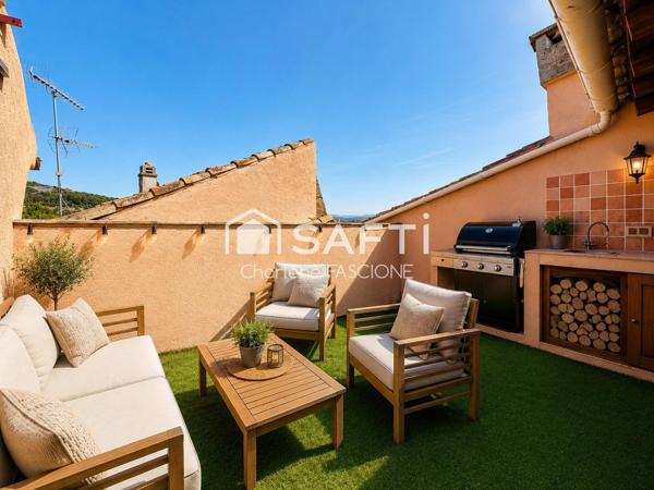 Charmante maison de village avec terrasse tropézienne au cœur de Lorgues