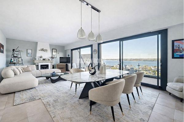 Maison avec vue mer panoramique, à pied du centre de Perros-Guirec