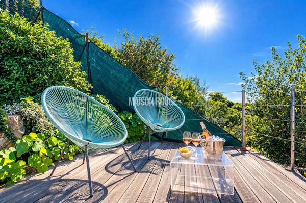 Maison avec vue mer panoramique, à pied du centre de Perros-Guirec