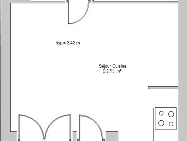 Location Studio 30.77 m² - CHEMIN DE LAURE Trebes 11800