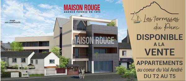 Dernières opportunités - Emplacement n°1- Appartement 4 pièce(s) 87.86 m2 : Plénef Val André