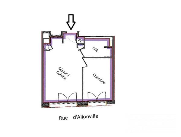 Exclusivité | NANTES – SAINT-DONATIEN / DALBY | Appartement 2 Pièces – (39m² | 1ch)