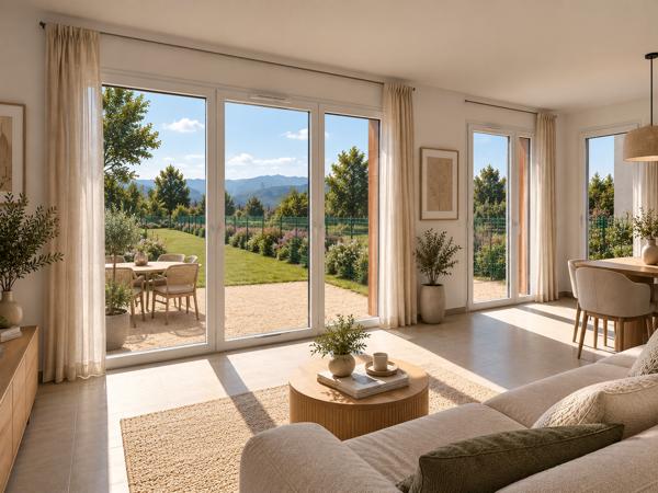 Maison neuve T6 de 126 m² avec jardin et garage – Disponible dès octobre