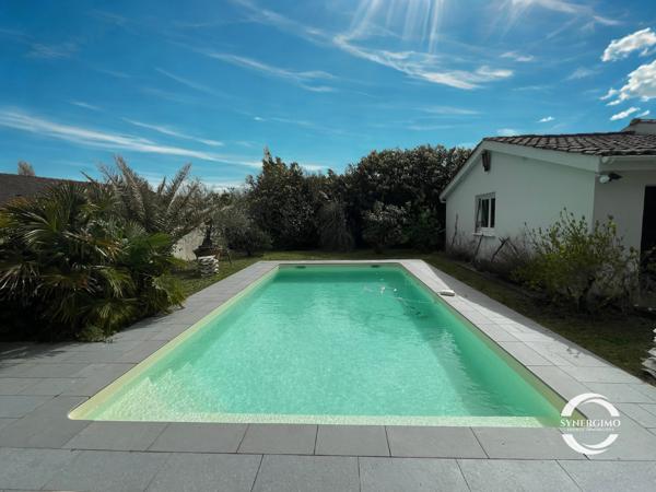 Maison de plain-pied avec piscine sur Mérignac Pichey