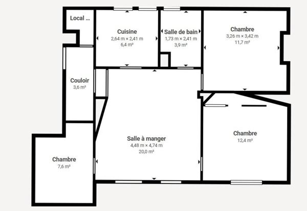 Appartement Rdc avec jardin, garage et dépendance
