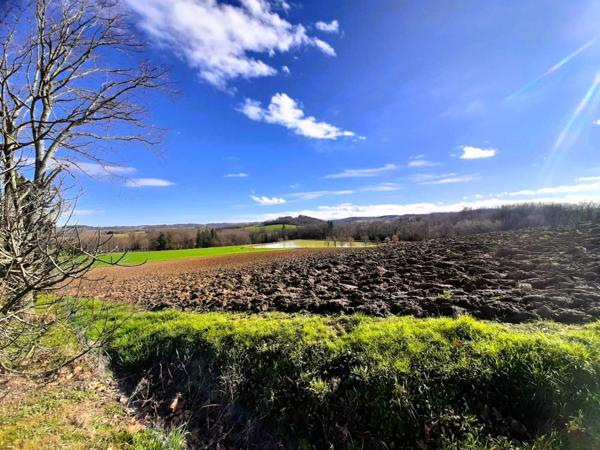 Ancienne ferme de 1796 sur 4,7 Hectares, dépendances, vue sur les Pyrénées.