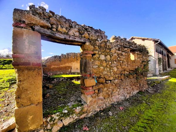 Ancienne ferme de 1796 sur 4,7 Hectares, dépendances, vue sur les Pyrénées.