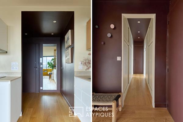 Appartement en étage élevé avec vue dégagée