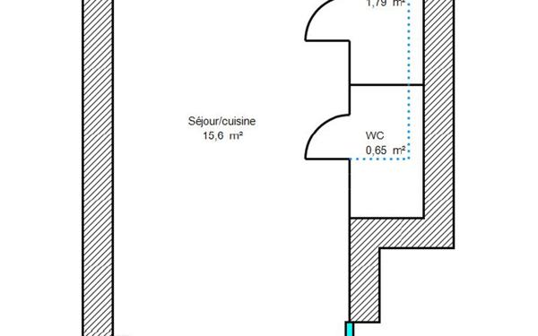 Appartement à vendre    1 pièce • 18,53 m2 La Colle-sur-Loup