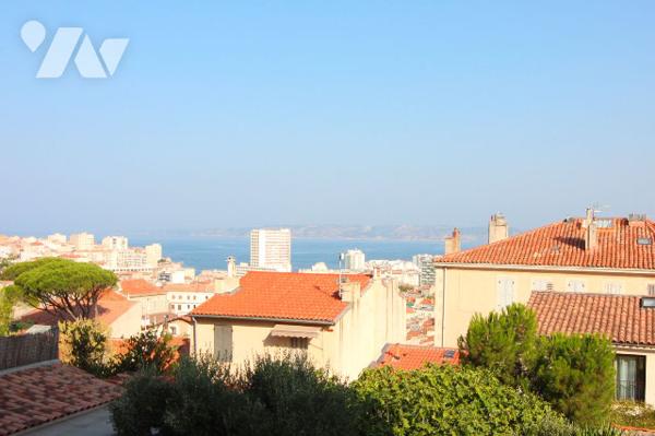 Appartement T3 de 67m2 (Carrez, VIAGER) AVEC VUE MER EXCEPTIONNELLE, quartier St-Victor (7e)