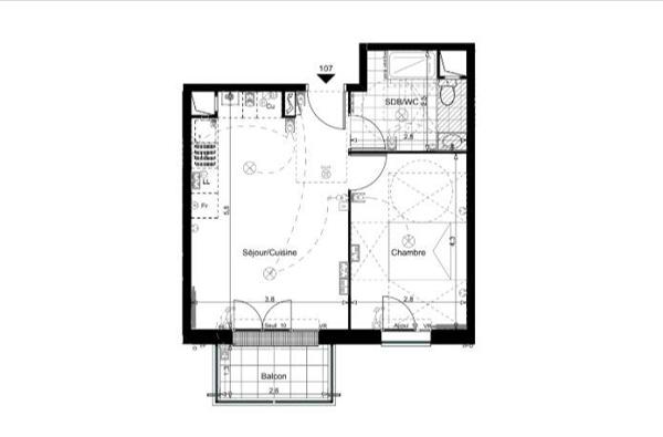 Appartement (neuf) à vendre 2 pièces 40 m² Bréval
