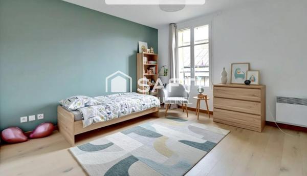 Maison familiale rénovée avec goût – 4/5 chambres, garage et agréable extérieur à Houdan