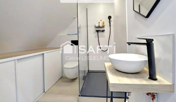 Maison familiale rénovée avec goût – 4/5 chambres, garage et agréable extérieur à Houdan