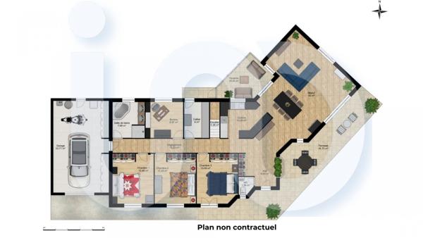 Maison 7 pièces de 171 m² à Aussonne (31840)