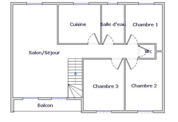 Gandrange, maison de 104 m2 + 72 m2 de garage