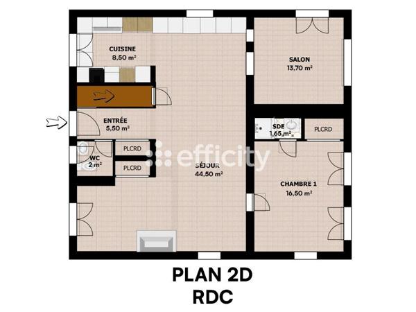 Maison 7 pièces - 140 m² Exclusivité efficity