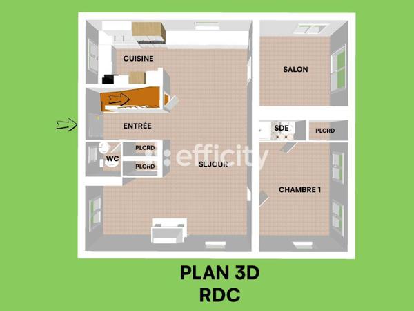 Maison 7 pièces - 140 m² Exclusivité efficity