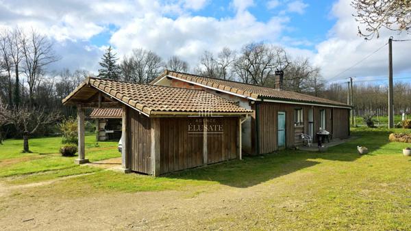 Eauze (32800) MAISON T3 - 81M² EN CAMPAGNE AVEC TERRAIN DE 2100M² ET CARPORT / PROCHE EAUZE