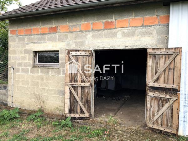 Terrain constructible et viabilisé