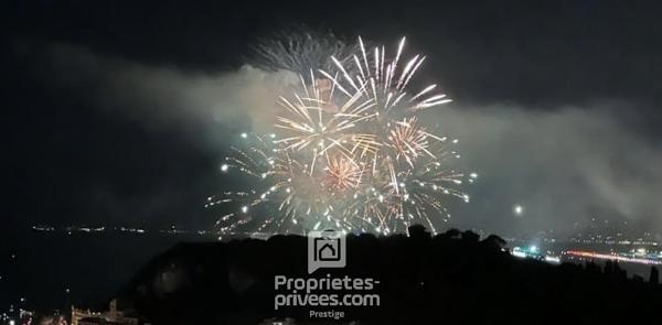 NICE MONT BORON Vue mer exceptionnelle, Appartement 3 pièces avec jardin