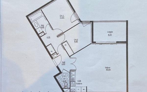 Appartement à vendre    3 pièces • 70,16 m2 Francheville