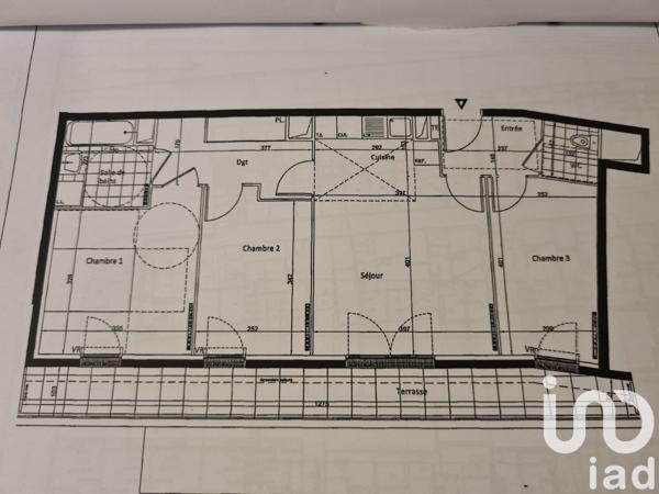 Appartement à vendre 4 pièces 70 m² Fleury-Mérogis