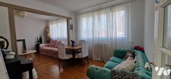 LAMBERSART APPARTEMENT Type 2 de 62 m², AU CACHET  PRESERVE (avec cave)