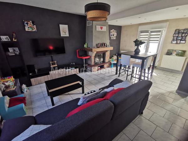 Maison 90 m2 Maubeuge, 3 chambres, garage, jardin et terrasse