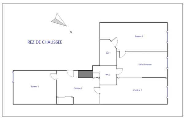 Bureaux professionnels de 58m² à louer TARBES (65) - Accessibilité PMR - Parking