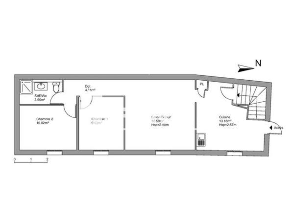 Location Appartement 3 pièces 58.82 m² - 21 RUE DE LA TREMOILLE Thouars 79100