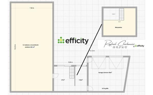 Maison 2 pièces - 75 m²