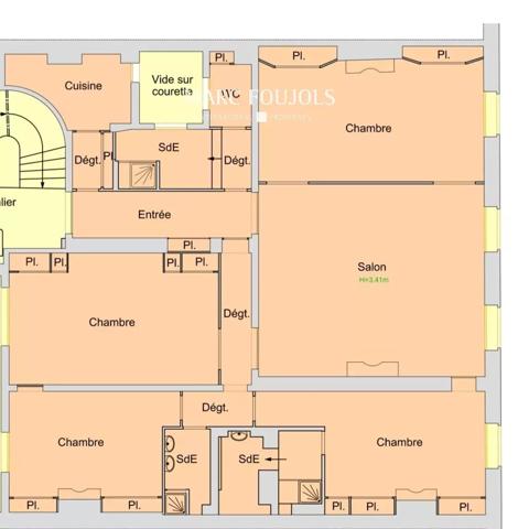 Paris VIII triangle d’or – Place François 1er – Appartement de réception