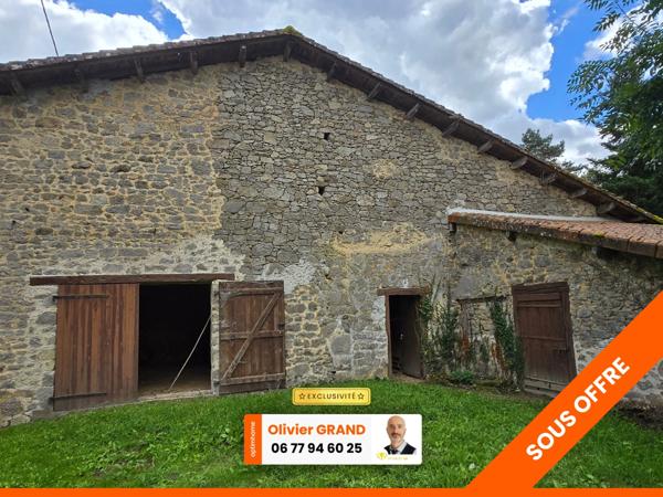 GRANGE A RENOVER + JARDIN + BOIS - CALME ET AUTHENTICITE