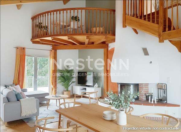 Maison  atypique 4 pièce(s) 116 m2 - Grand sous-sol - SAINT LYS 31470