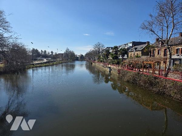 T2 PIÈCES CESSON-SÉVIGNÉ CENTRE à proximité de la Vilaine  45,19 m² hab terrasse sud-ouest parking