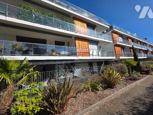 T2 PIÈCES CESSON-SÉVIGNÉ CENTRE à proximité de la Vilaine  45,19 m² hab terrasse sud-ouest parking