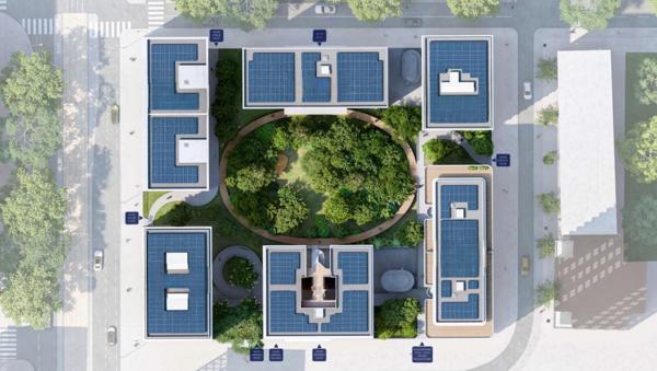 T3 60 m² de standing avec balcon 7m² vue dégagée 6e étage CONFLUENCE